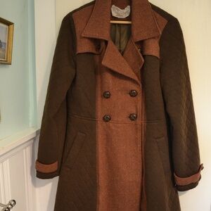 Women's Brown Wool Coat